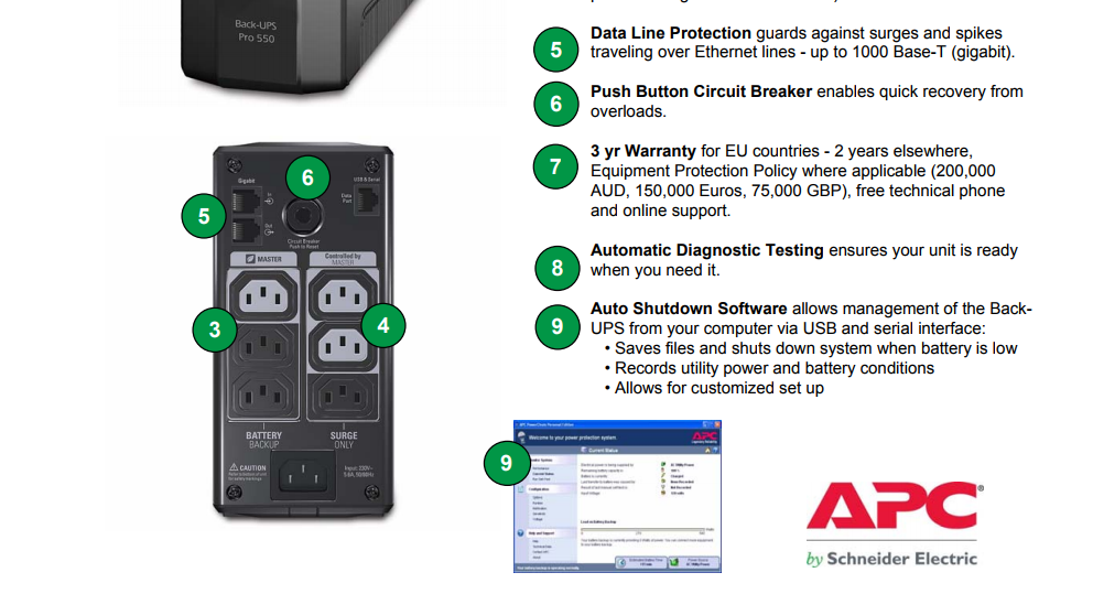 Installation and Operation Back-UPS BE750G Series