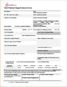 Info Sheet and Consent Form Back Pain Low Back Pain