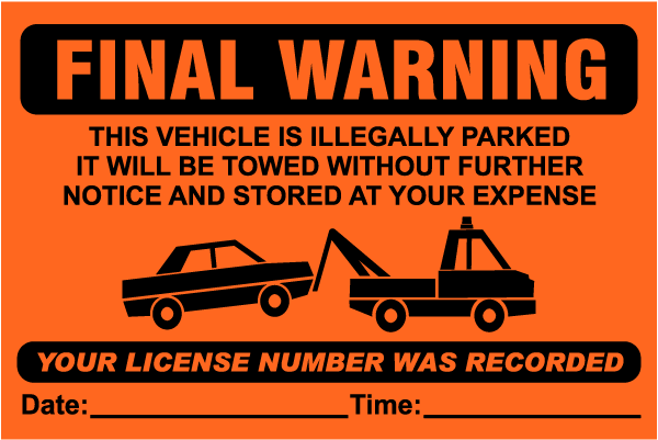 Parking Infringement Notice EXAMPLE 2