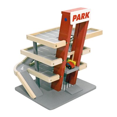 Melissa & Doug Wooden Parking Garage Set