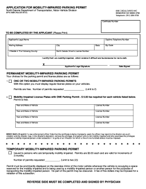 Application for Parking Permit for an oregon.gov